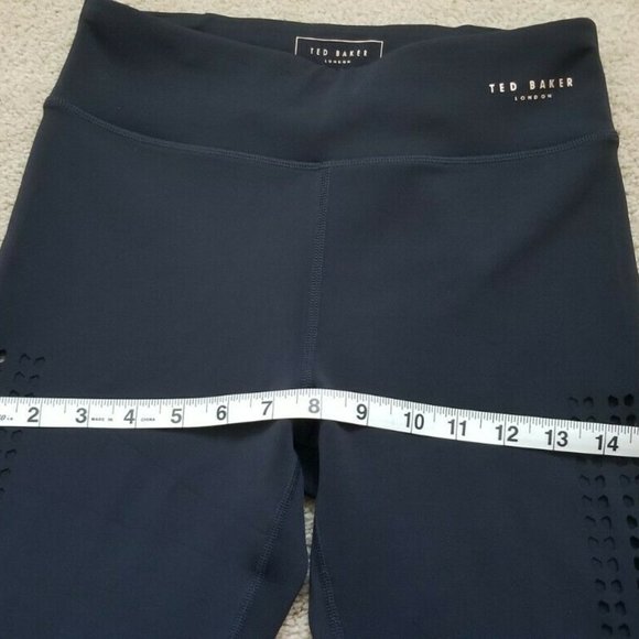 Ted Baker London Cut Out Black leggings XS, fits S - Picture 12 of 12